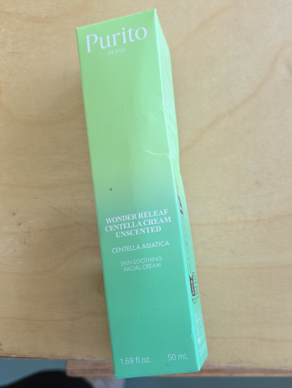 Wonder Releaf Centella Cream Unscented — Green